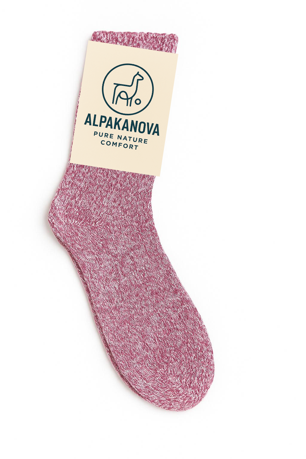 Alpaka Socken Rosé